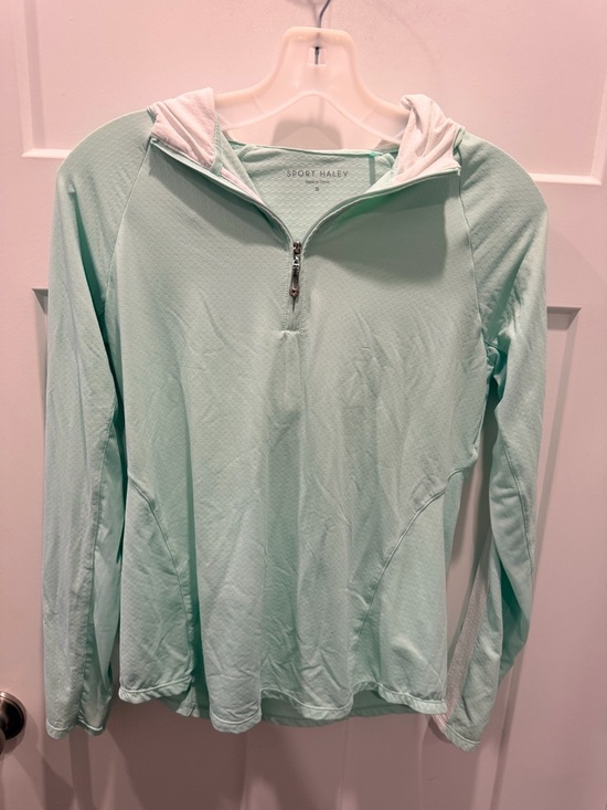 Tops - Sport Haley Mint Green Quarter Zip Hoodie Women Small Lightweight Golf Pullover